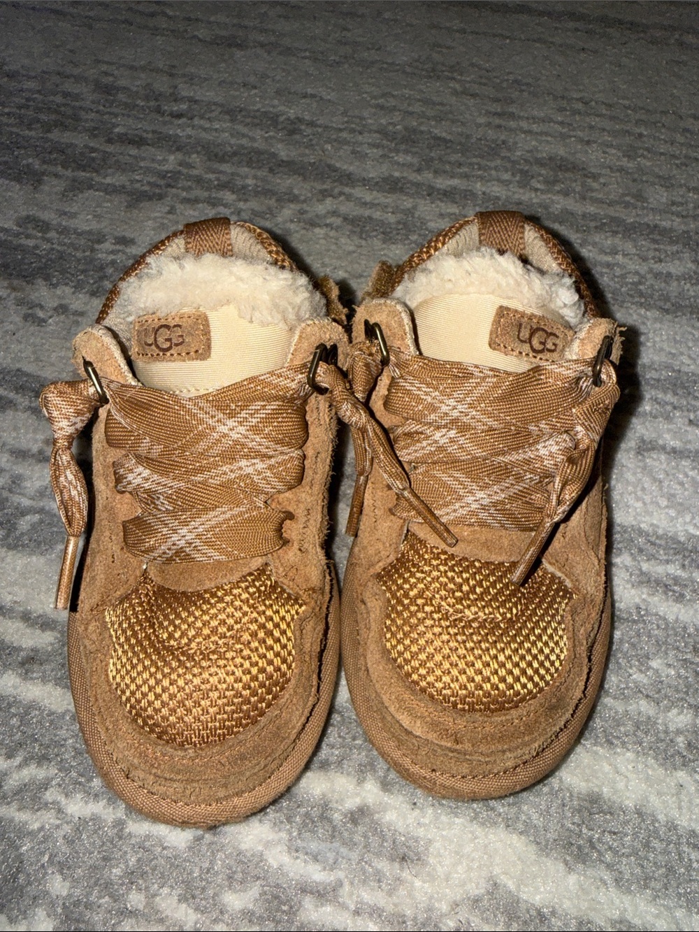 UGG Toddler Lowmel Lace-Up Sneakers in-chestnut
